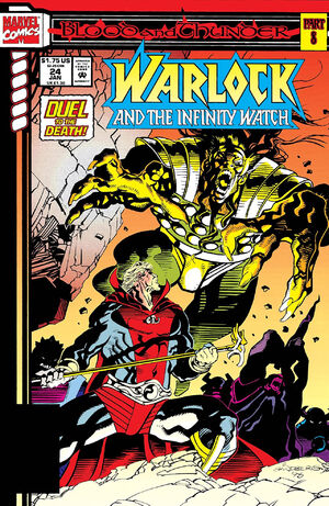 Cover WARLOCK AND THE INFINITY WATCH #24.